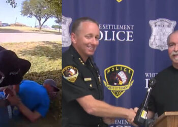 Watch: Citizen Helps One-Armed Officer and Partner Catch Suspected Car Thief